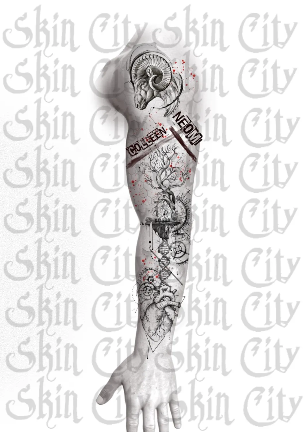 Skin City Tattoo & Piercing Cover Up Tattoo